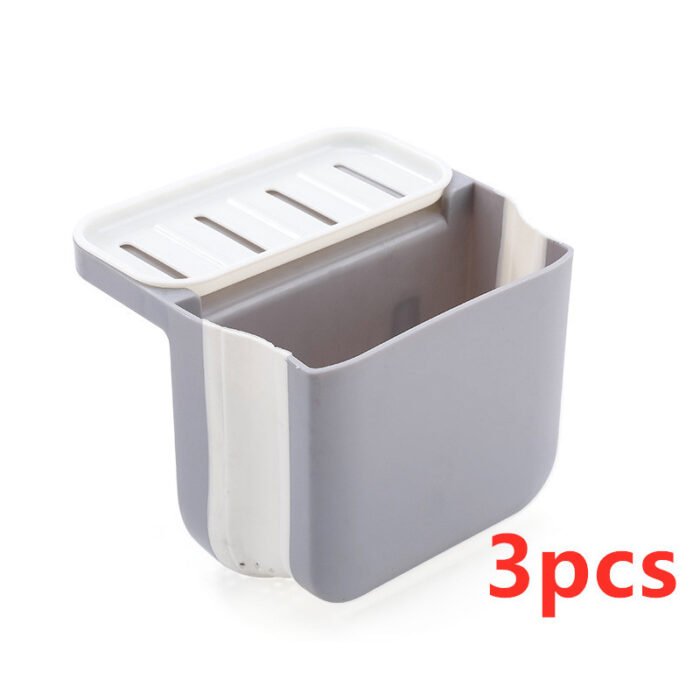 Foldable Drain Filter Shelf Kitchen Drain Basket - Image 9