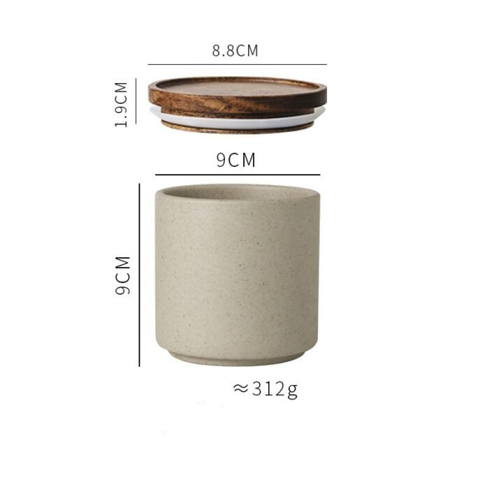 Japanese Kitchen Grocery Storage Jar - Image 6